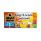 Alattar Ginger & Lemon Tea 20 Tea Bags - Triple Strength Natural Herbal Blend