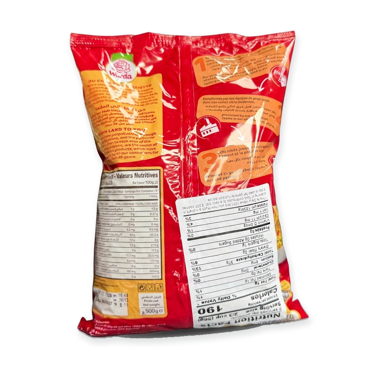 Warda Fell 2 Pasta 500g - 100% Durum Wheat Semolina Macaroni