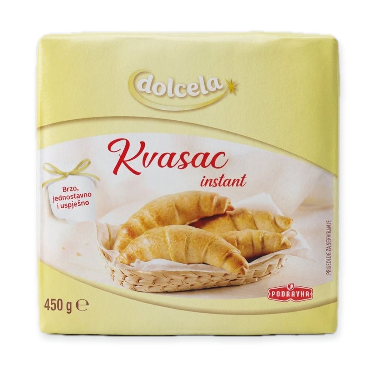 Dolcela Kvasac Instant Dry Bakery Yeast 450g - Fast-Acting Croatian Yeast