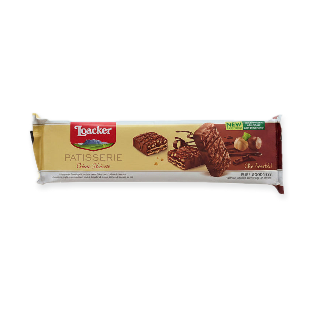 Loacker Patisserie Crème Noisette 100g - Hazelnut Wafer Biscuits