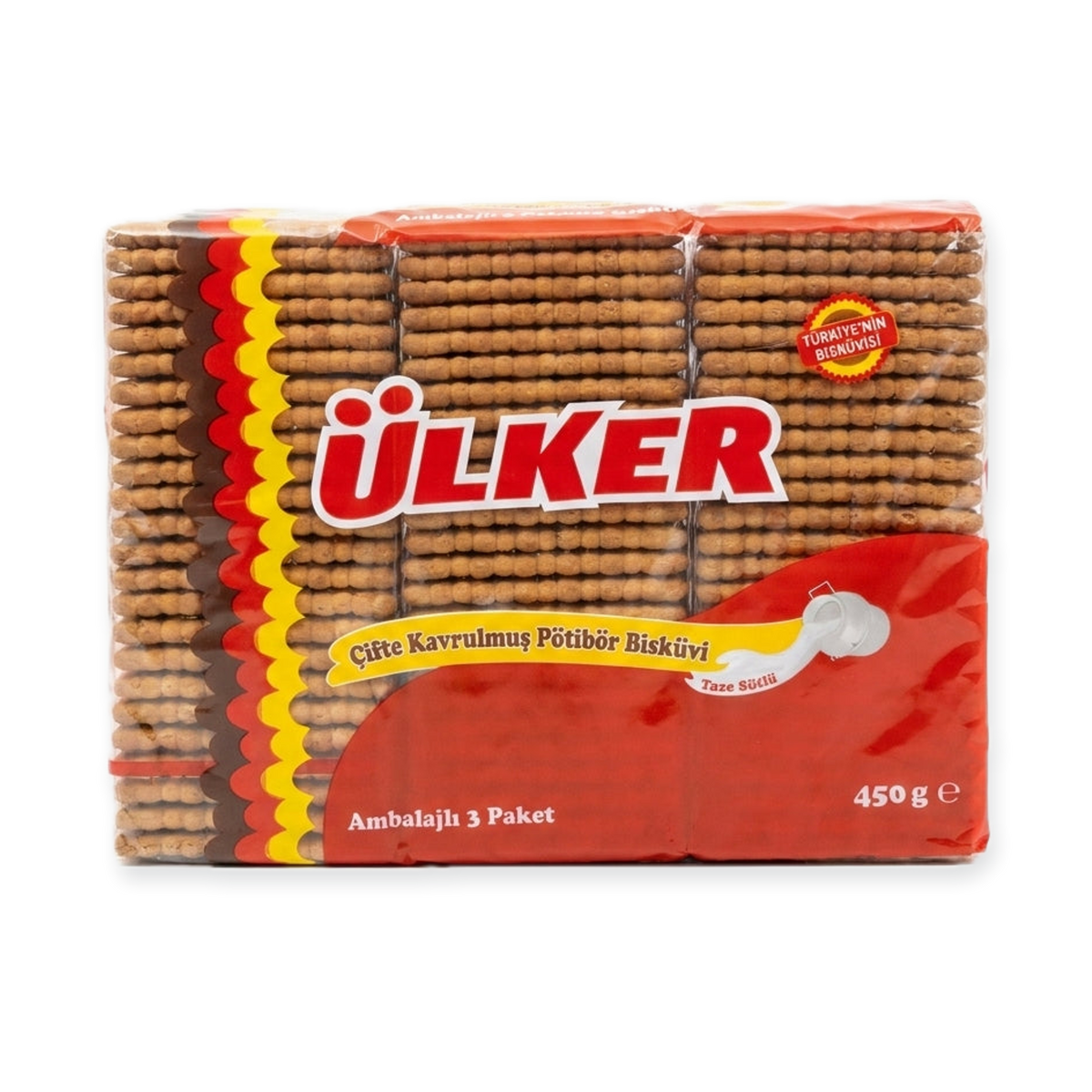Ülker Çifte Kavrulmuş Pötibör Bisküvi 450g - Double Baked Biscuits