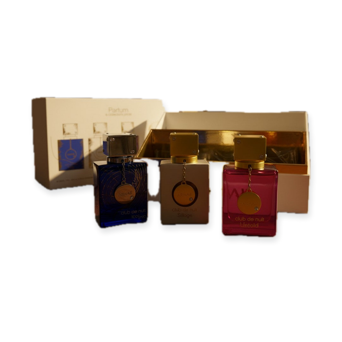 Armaf Club de Nuit Parfum Gift Set — Iconic + Impériale + Untold (3x30ml)