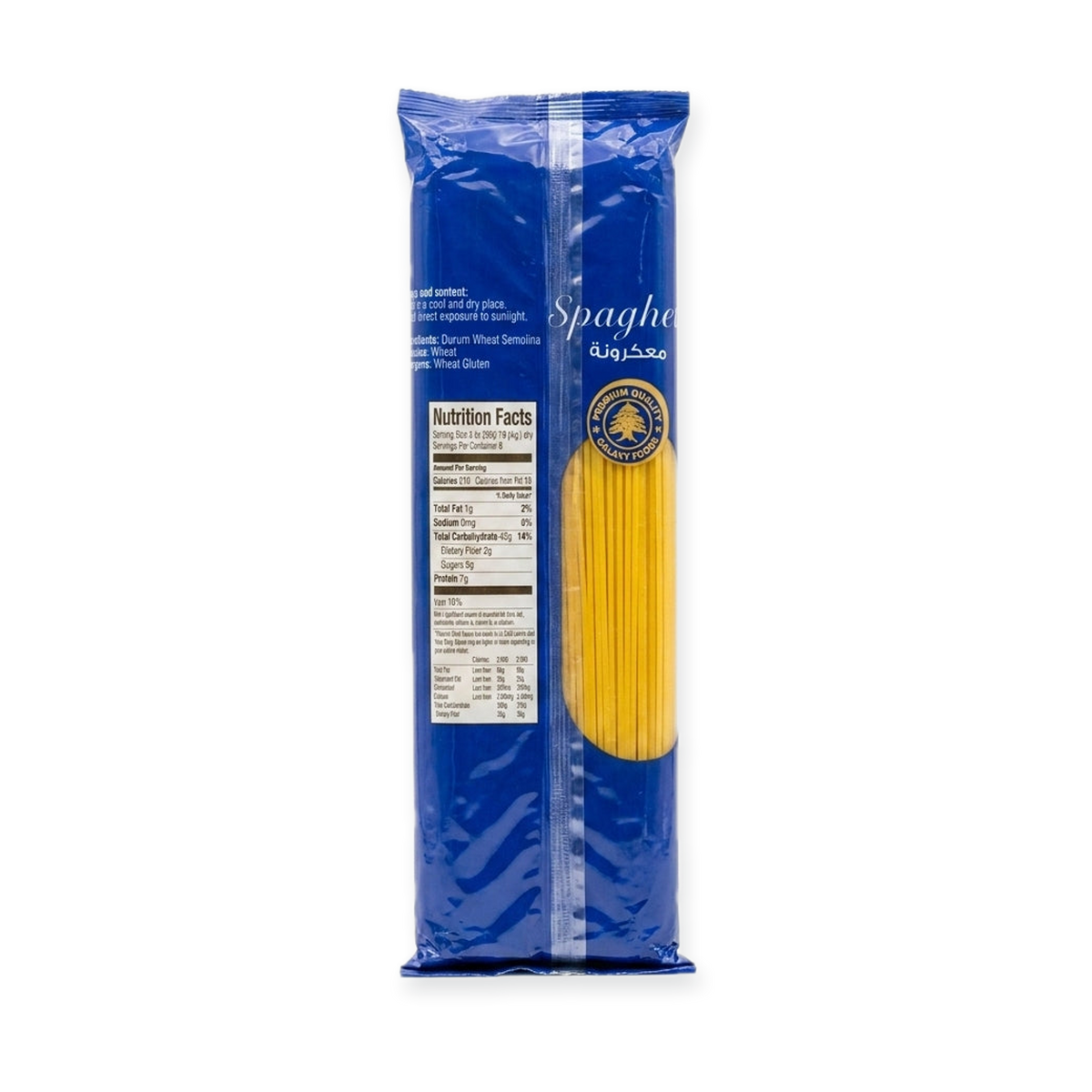 Zeina Spaghetti 150g - Original Quality Durum Wheat Pasta