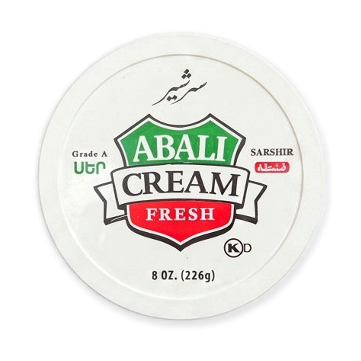 Abali Sarshir Fresh Cream 8 oz - Grade A Persian Clotted Cream