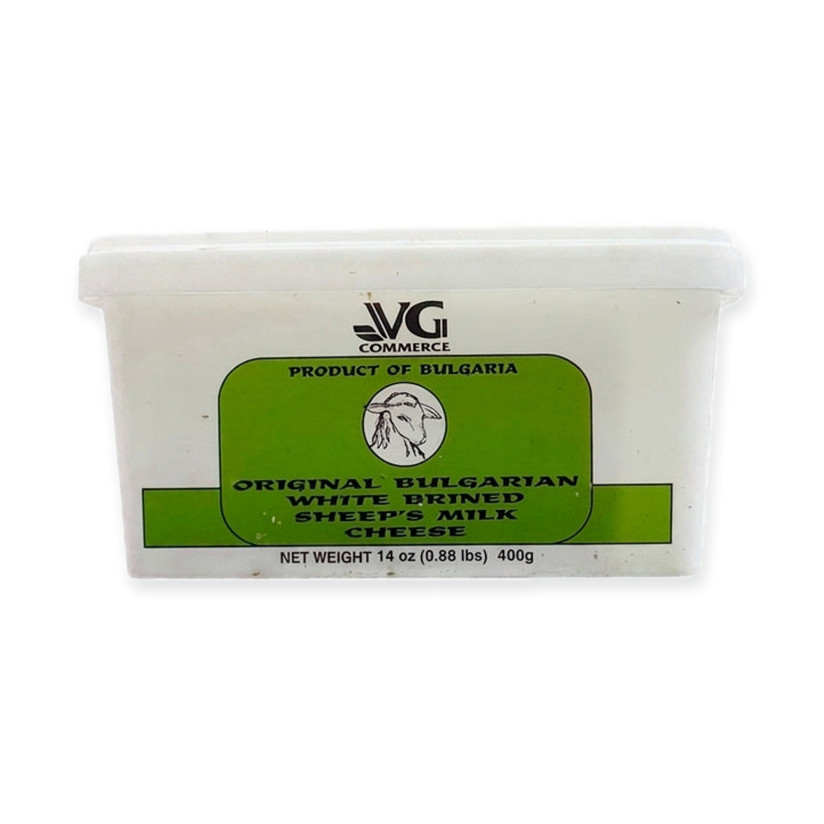 VG Commerce Bulgarian White Sheep's Milk Cheese 14 oz - Brined Feta