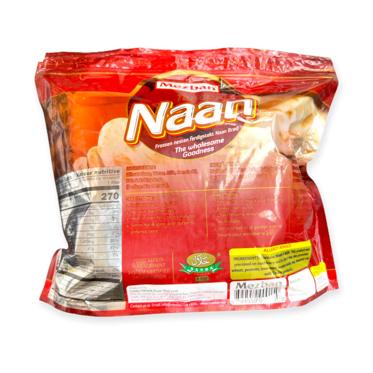 Mezban Tandoori Naan Bread 1.27 Kg