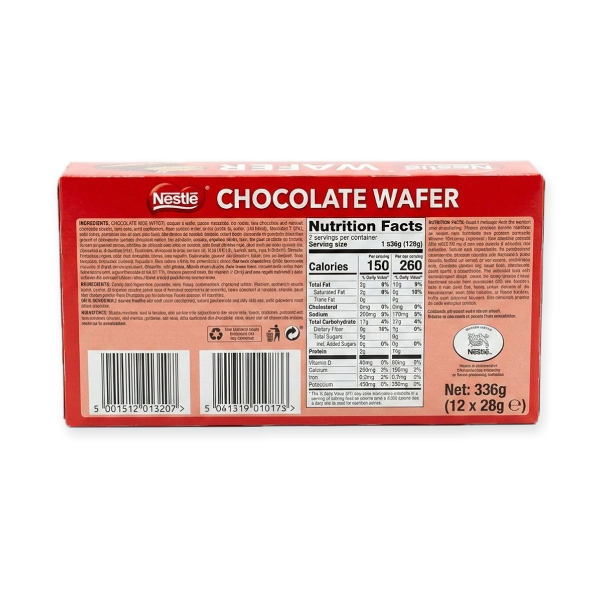 Nestlé 1927 Hazelnut Chocolate Wafer 336g - Turkish Milk Chocolate