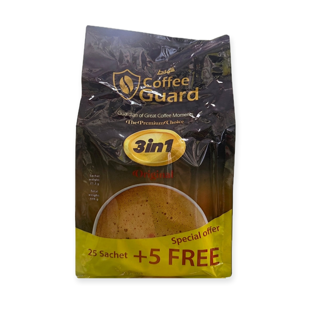 Coffee Guard 3in1 Original 545g - Instant Coffee Mix (25+5 Sachets)