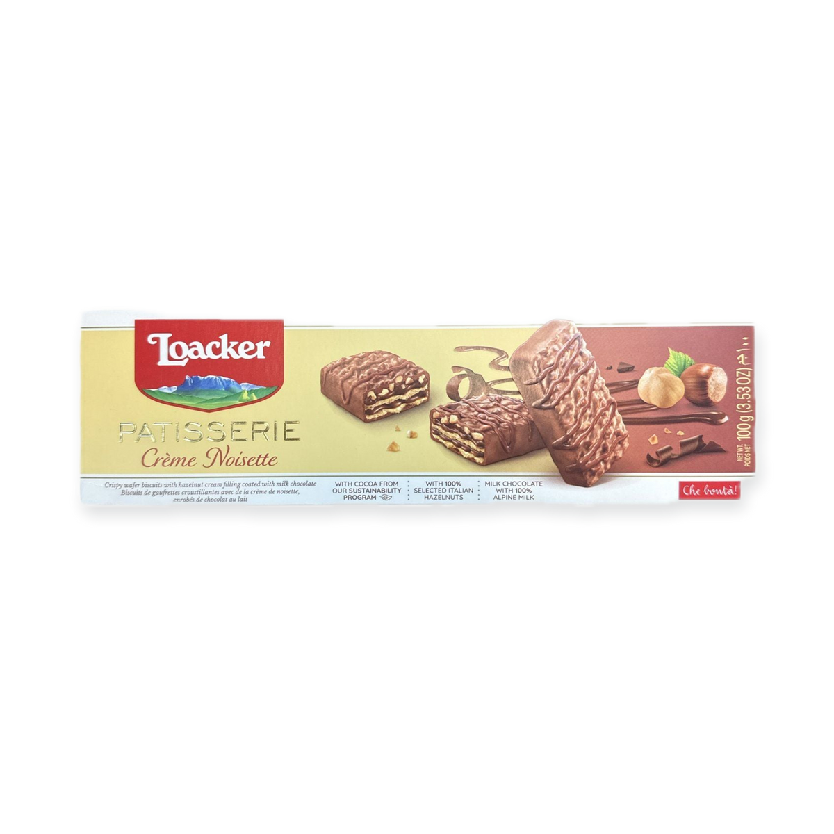 Loacker Patissere Creme Noisette Hazelnut Cream Wafers