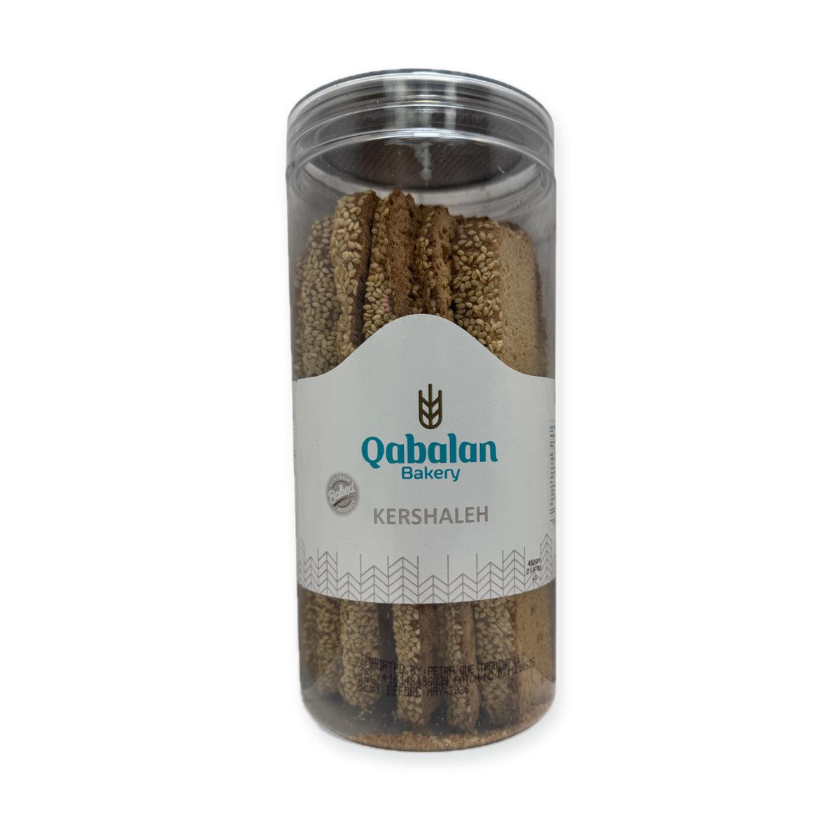 Qabalan Sesame Tea Rusk 350 G – Crunchy Nutty Snack