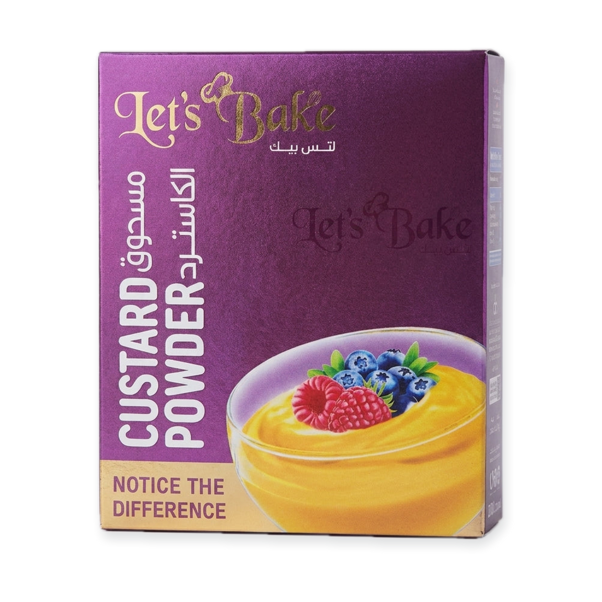 Let's Bake Custard Powder 400g - Notice The Difference