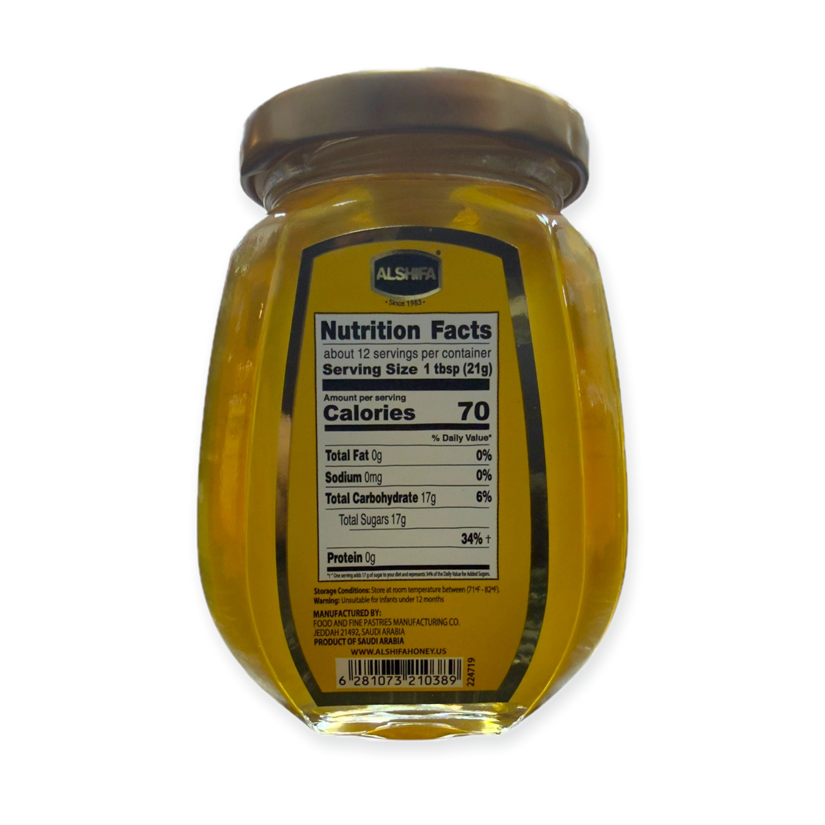 Alshifa Honey – Acacia Honey 250g