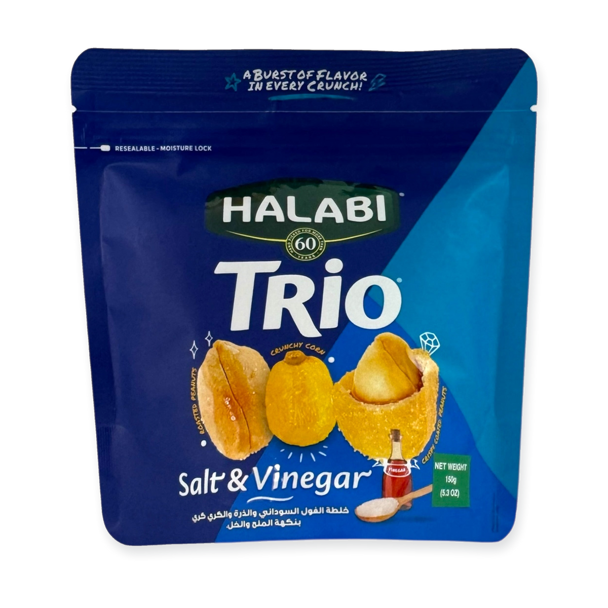 Halabi Trio Salt Vinegar Peanuts