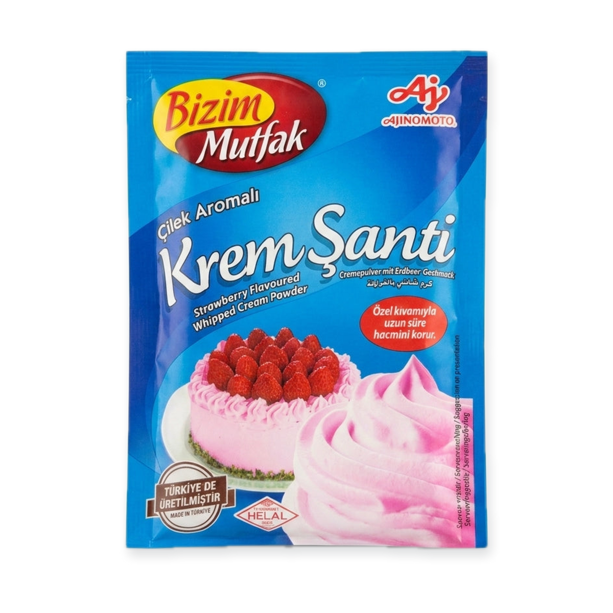 Bizim Mutfak Krem Santi 72g - Strawberry Whipped Cream Powder