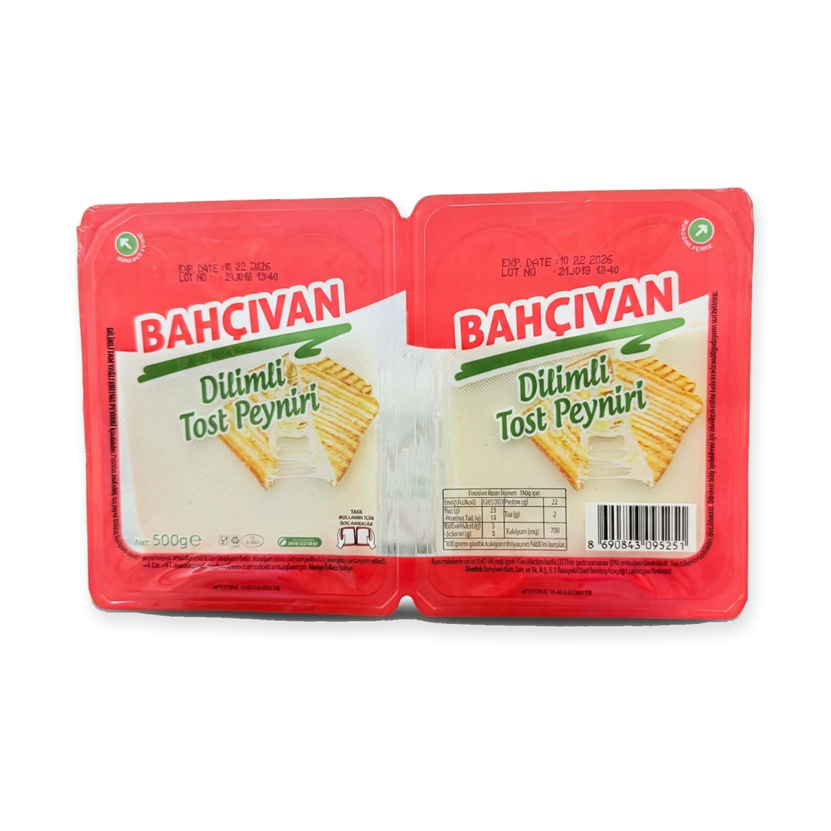 Dilimli Tost Peyniri (500g)