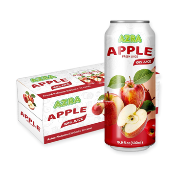 AZRA 100% Juice – 500ml Cans, Zero Sugar Beverages for  Kids & Adults