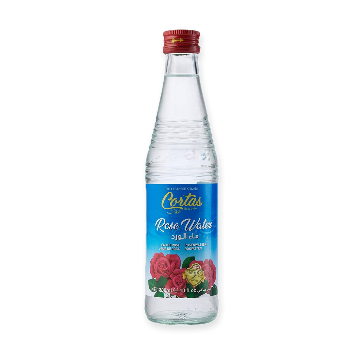 Cortas Rose Water 10 Fl Oz – Authentic Lebanese Distilled Rose Petals