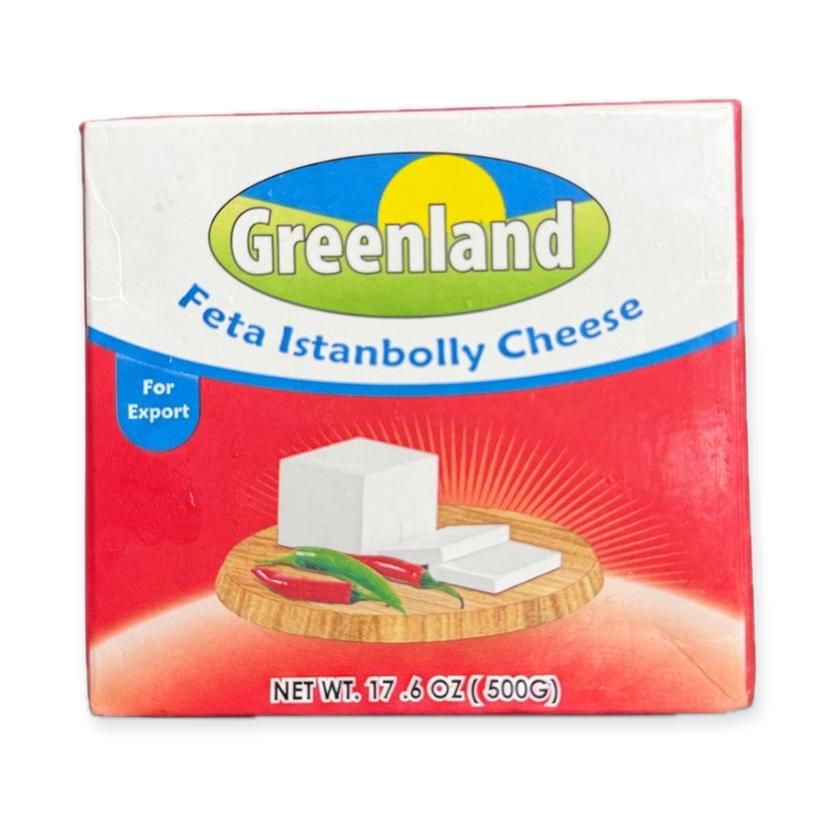 Greenland Feta Istanbolly Cheese 17.6 oz - Traditional White Cheese