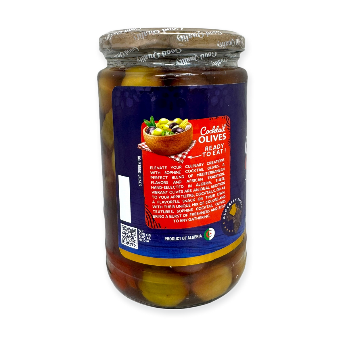Sophine Premium Mediterranean Cocktail Olives