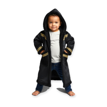 Cozy Kids Hooded Fur Coat – 2-3y Old, Soft Warm Material, Durable & Easy to Wear