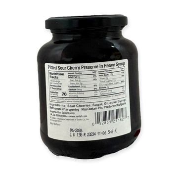 Sadaf Pitted Cherry Jam – Sour Cherry Preserve