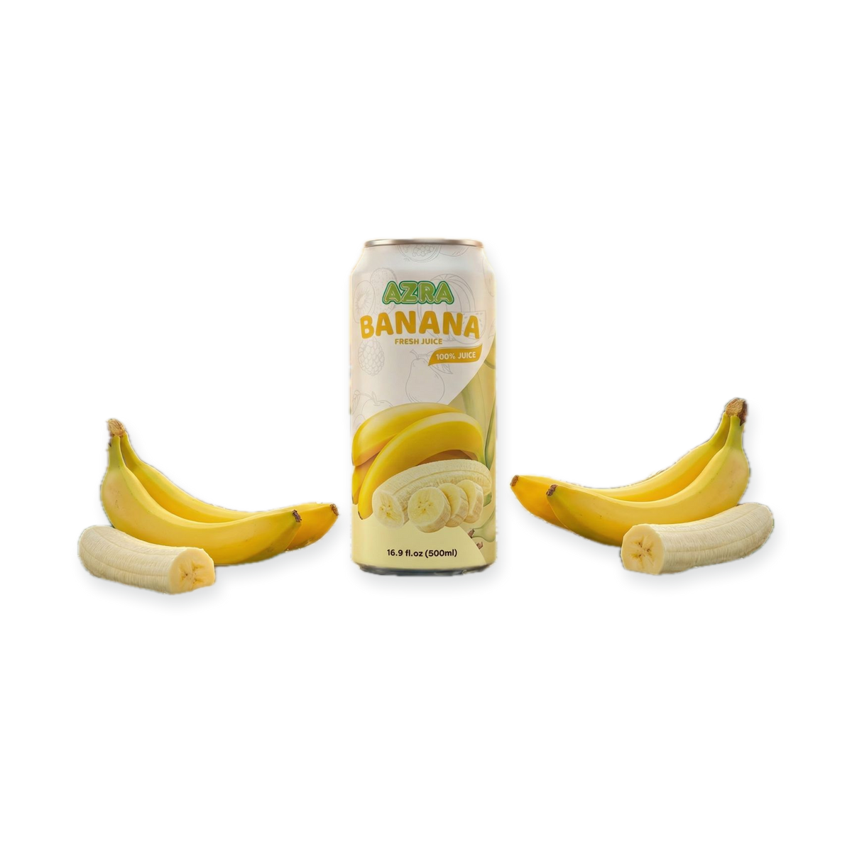 AZRA 100% Juice – 500ml Cans, Zero Sugar Beverages for  Kids & Adults