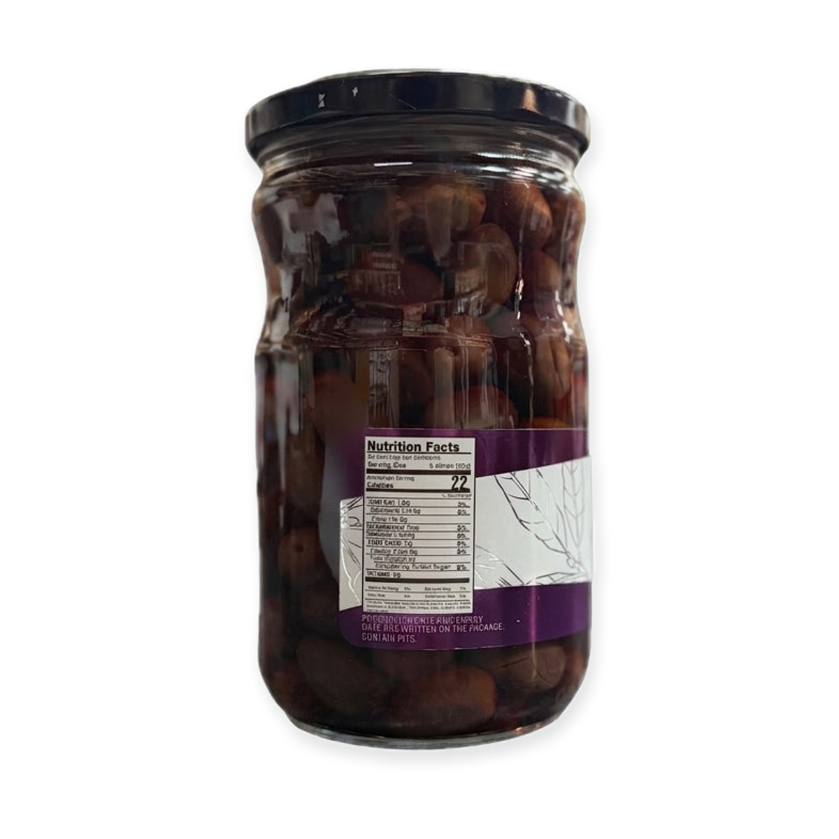 Marmara Whole Kalamata Style Olives 21.8 oz - Premium Greek-Style