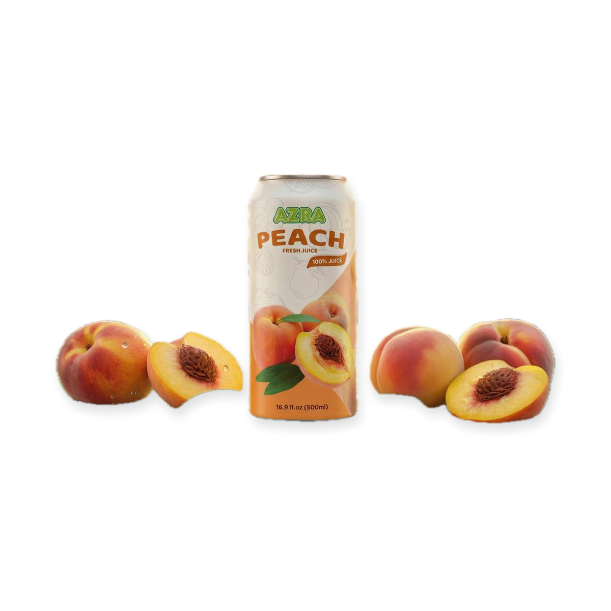 AZRA 100% Juice – 500ml Cans, Zero Sugar Beverages for  Kids & Adults