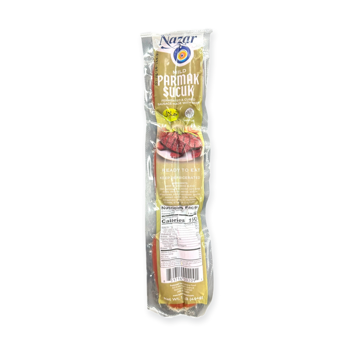 Nazar Mild Turkish Parmak Sausage