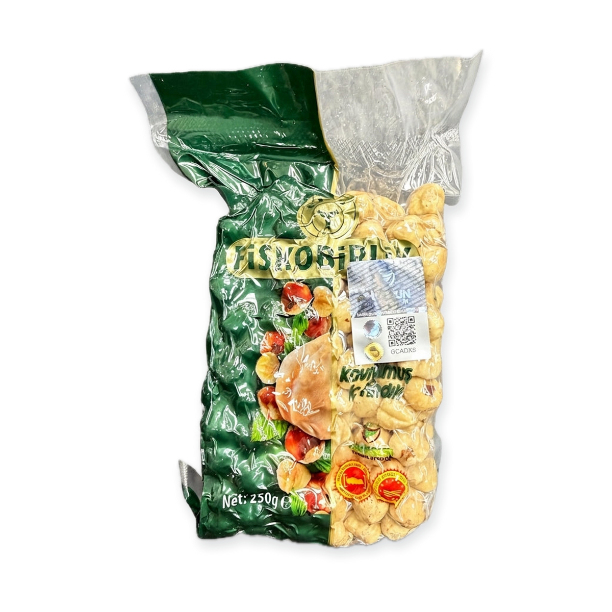 Fiskobirlik Roasted Hazelnut Kernels 250g - Premium Turkish Hazelnuts