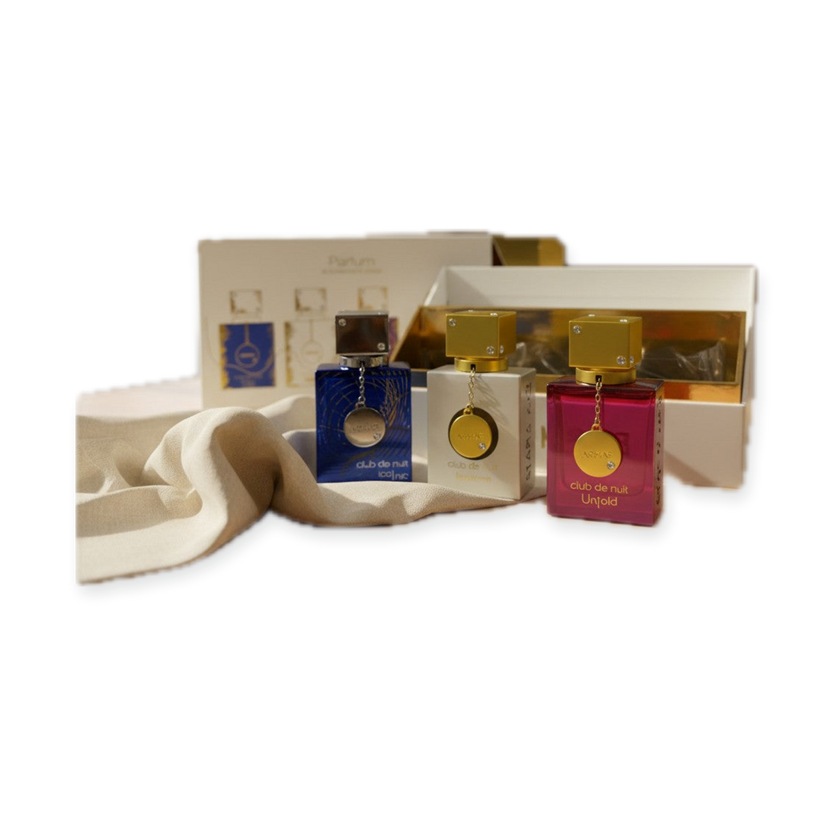 Armaf Club de Nuit Parfum Gift Set — Iconic + Impériale + Untold (3x30ml)