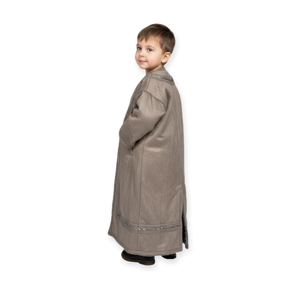 Kids Winter Fur Coat – Hooded & Stylish for 3-4 Year Olds, Warm Faux Fur Outerwear