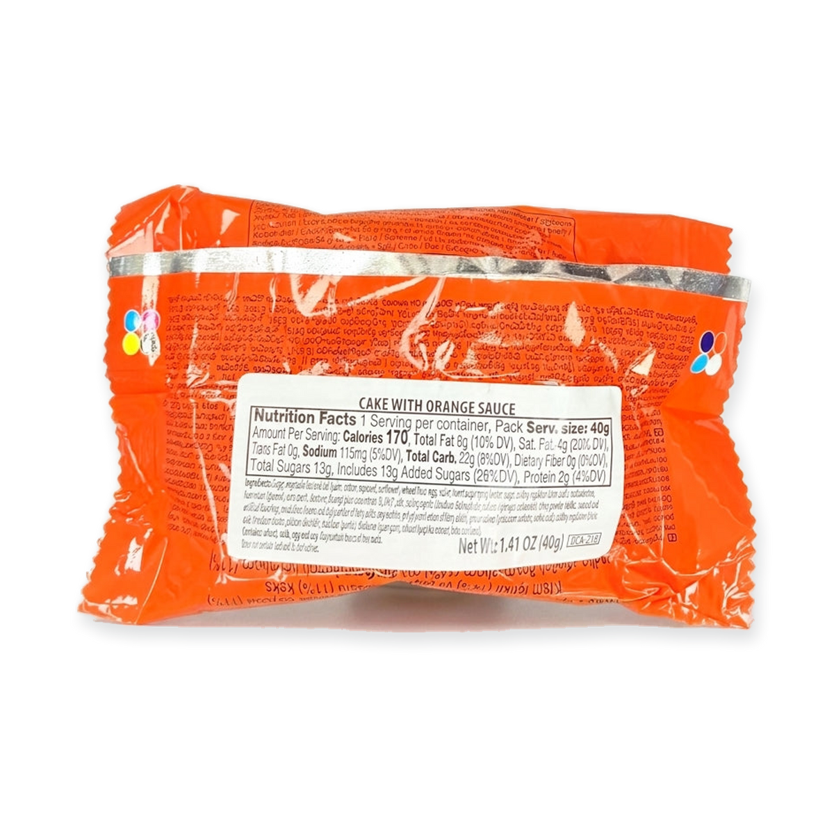 Ülker Kekstra Jölebol Orange 40g - Turkish Cake with Orange Cream Filling