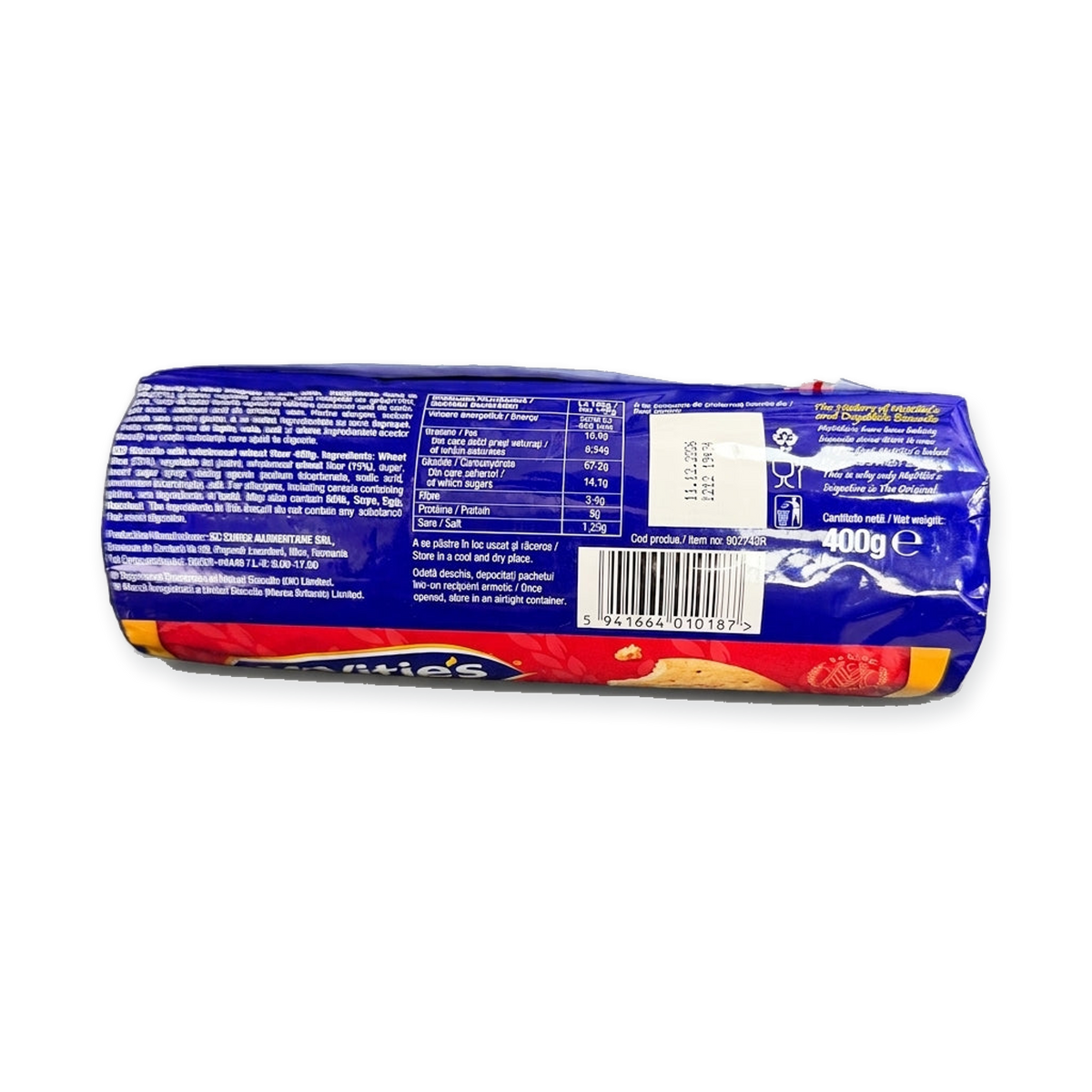McVitie's Digestives Original 400g - Classic British Wheat Biscuits