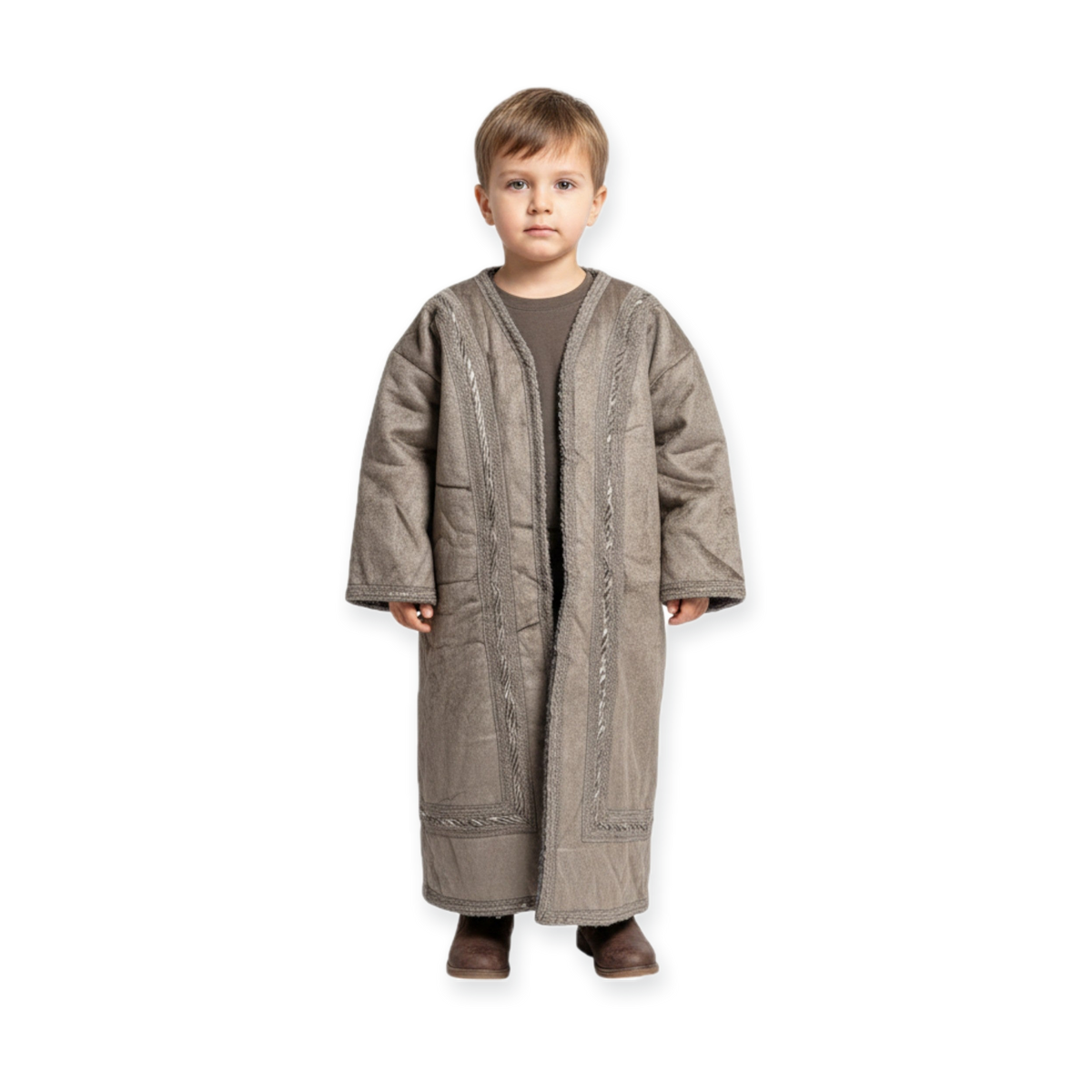 Kids Winter Fur Coat – Hooded & Stylish for 3-4 Year Olds, Warm Faux Fur Outerwear