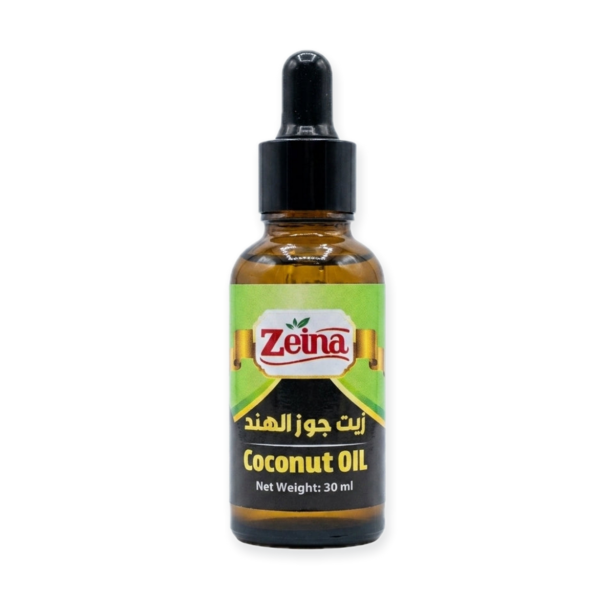 Zeina Coconut Oil 30ml - Pure Natural Dropper Bottle