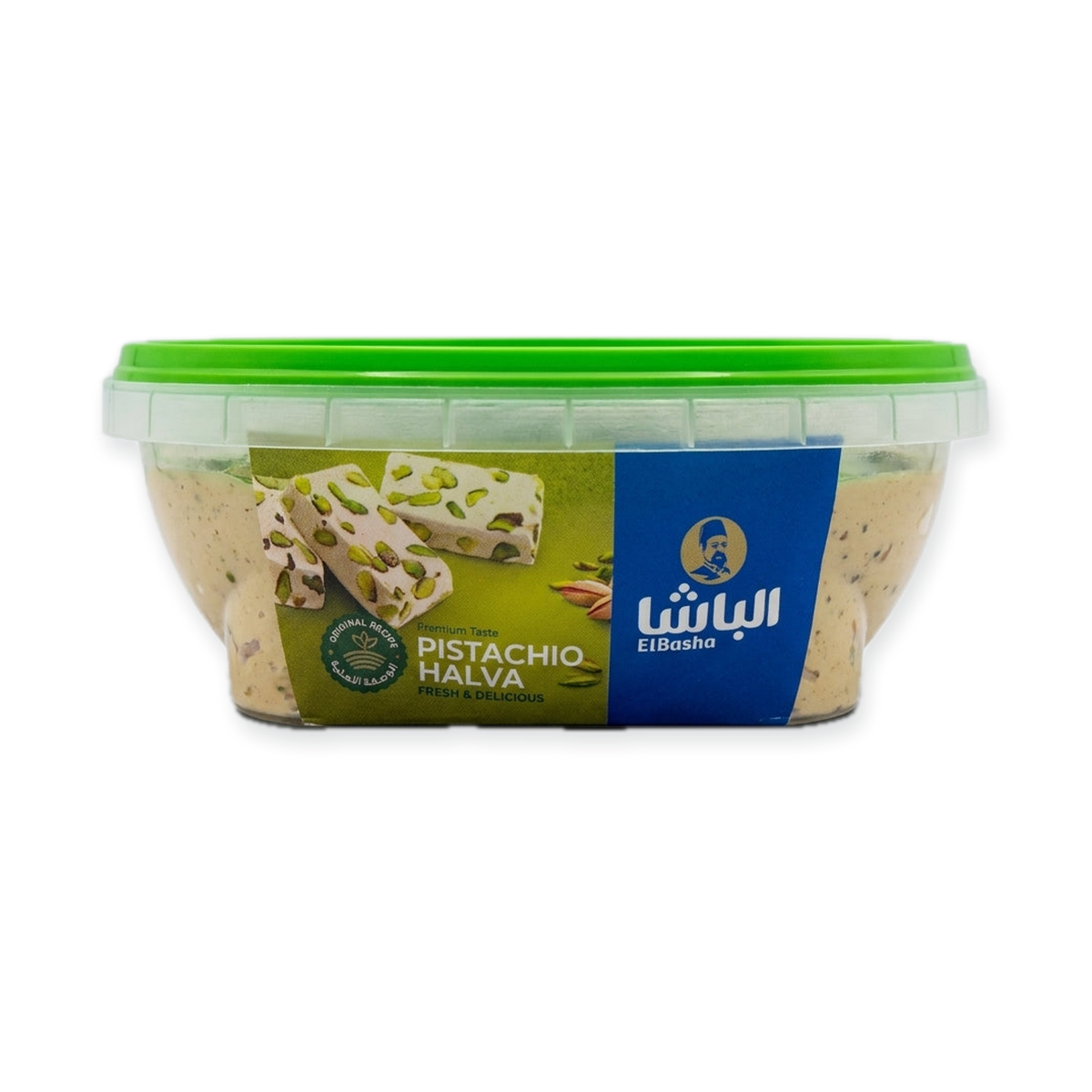 El Basha Pistachio Halva 400g - Premium Greek-Style Sesame Confection