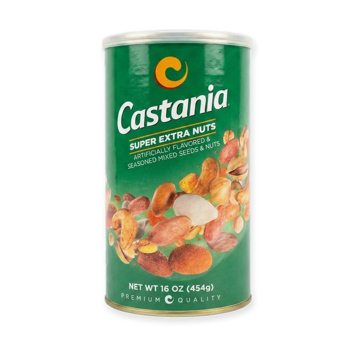 Castania Super Extra Nuts 16 oz - Artificially Flavored Mixed Seeds & Nuts