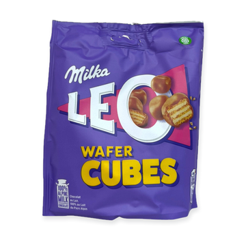 Milka Milk Chocolate Wafer Cubes – 150g Snack