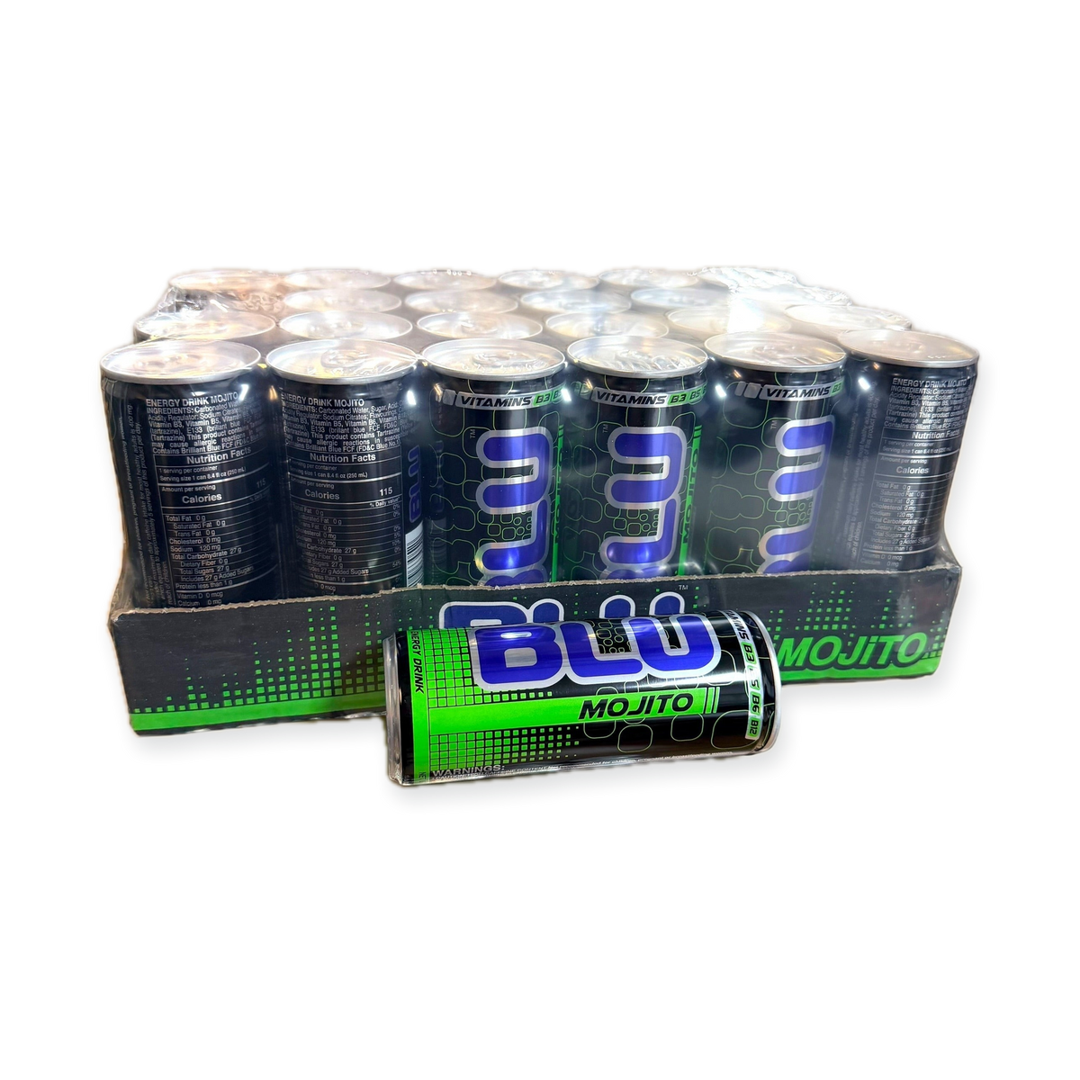 BLU Mojito Energy Drink 250ml Can