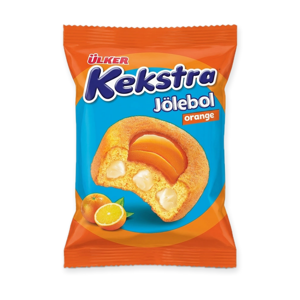Ülker Kekstra Jölebol Orange 40g - Turkish Cake with Orange Cream Filling