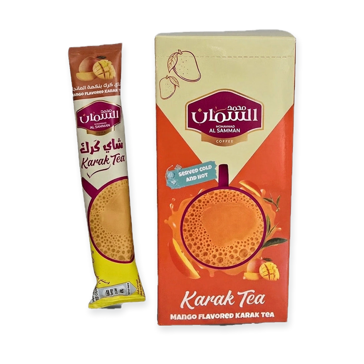 Al Samman Mango Flavored Karak Tea - Instant Tea Mix