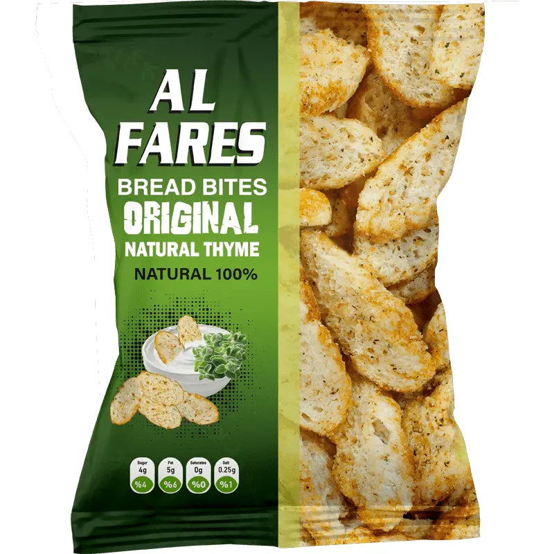 Al Fares 120g Roasted Zaatar Bread Bites