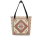 Trendy Tote Bag – Art Pattern, 15" x 15"