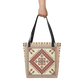 Trendy Tote Bag – Art Pattern, 15" x 15"