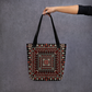 Spacious Tote Bag – Black Art Pattern