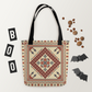 Trendy Tote Bag – Art Pattern, 15" x 15"