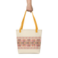 Spacious Tote Bag – Colorful Art Pattern, 15" x 15"