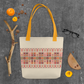 Spacious Tote Bag – Colorful Art Pattern, 15" x 15"