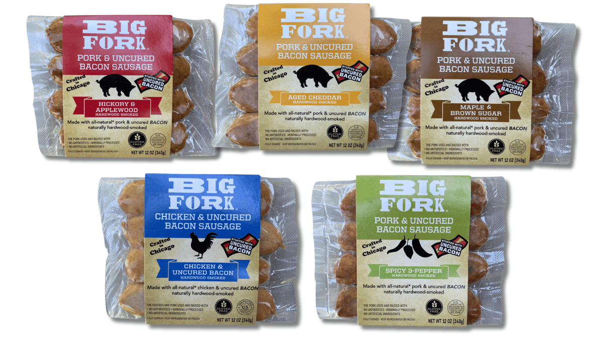 The Bacon Sausage Collection - All Five Flavors